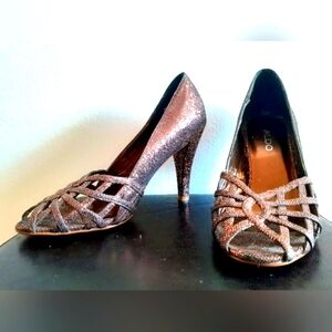 ALDO elegant, sparkly high heels, size 39 (fits 7.5-8)